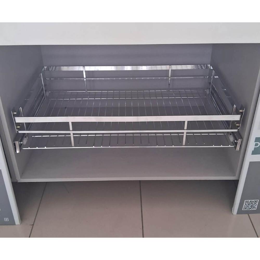 Gaveta Aramada Deslizante 77cm Piatina Aço Cromado Multiuso