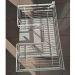 Gaveta Piatina 77cm Aramada Deslizante com Sifão Pia Aço Pintado Branco Panelas Travessas Piva