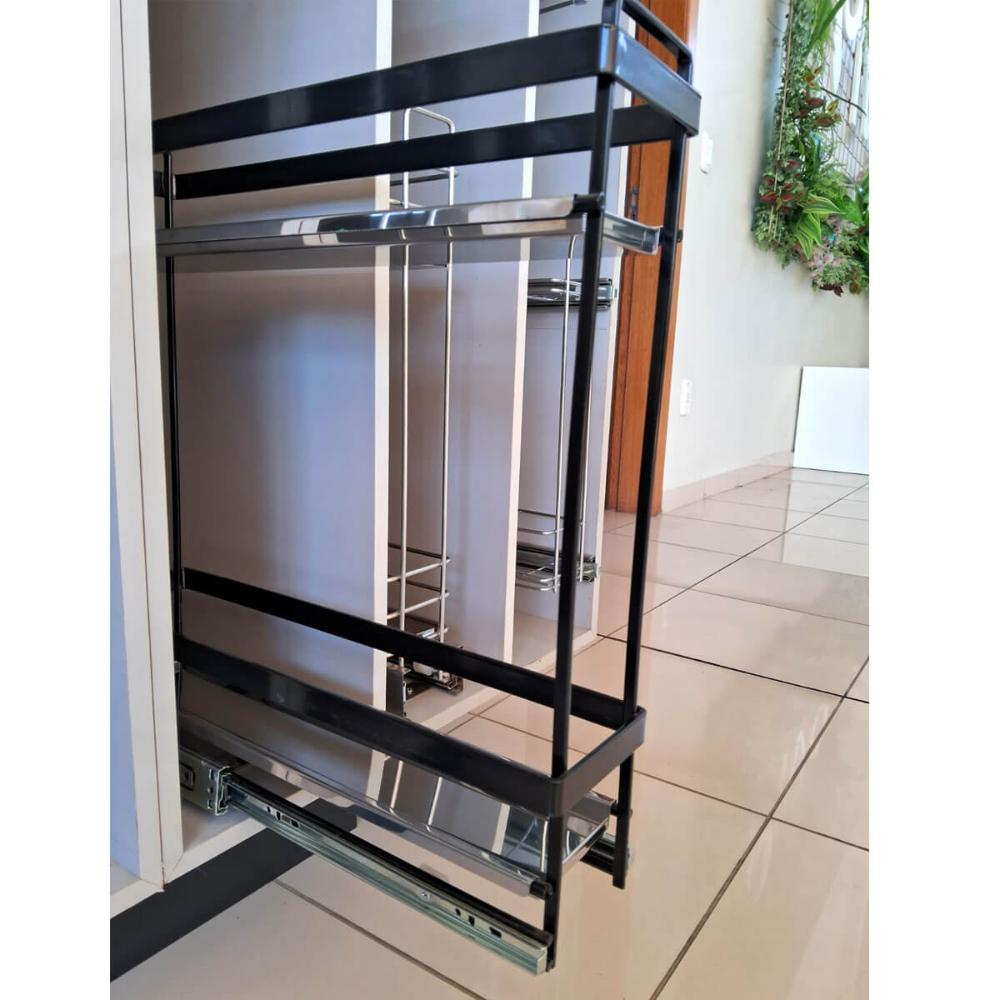 Porta Garrafas Latas Condimentos Temperos Piatina Deslizante