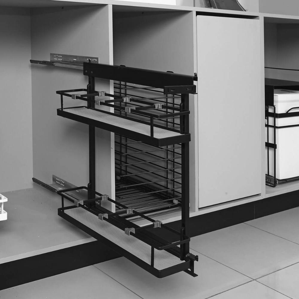 Porta Temperos e Latas Piatina Deslizante com Fixação Latera