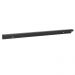 Suporte Tubo para Encaixe 60cm Barra de Cozinha Flat Aço Carbono Preto Piva