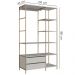 Closet Roupeiro Industrial 02 Gvt 180 Cm P1025 Arenas Dourado PP