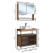 Conjunto para Banheiro 3 Peças com Cuba P103841C Mell PP Milani Store