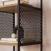 Escrivaninha Dobravel Estante 180 Cm Industrial 22X23 Preto Mell PP