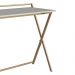 Escrivaninha Dobravel Estilo Industrial P1022 Arenas Dourado PP