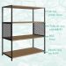 Estante Estilo Industrial 94 Cm Com Tela P1024 Preto Mell PP