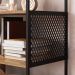Estante Estilo Industrial 94 Cm Com Tela P1024 Preto Mell PP