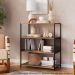 Estante Estilo Industrial 94 Cm Com Tela P1024 Preto Mell PP