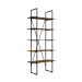 Estante Steel Wood Noce Oro e Preta
