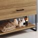 Gabinete E Cuba Banheiro Industrial 80 CM PT Gav 1028X94101 Mell Branco PP