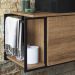 Gabinete Susp E Cuba Marmore Sintetico P1019X94101 Mell Preto PP
