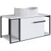 Gabinete Susp E Cuba Marmore Sintetico P1019X941012 Branco Branco PP