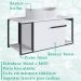 Gabinete Susp E Cuba Marmore Sintetico P1019X941012 Branco Branco PP