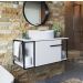 Gabinete Susp E Cuba Marmore Sintetico P1019X941012 Branco Branco PP