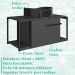 Gabinete Susp E Cuba Marmore Sintetico P1019X941012 Grafite Preto PP