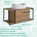 Gabinete Susp E Cuba Marmore Sintetico P1019X941012 Mell Branco PP