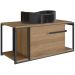 Gabinete Susp E Cuba Marmore Sintetico P1019X941012 Mell Preto PP