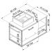 Gabinete Suspenso Banheiro 80 cm Cuba E Espelheira Preto Mell P1013 PP