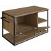 Gabinete Suspenso Banheiro 80 cm Cuba E Espelheira Preto Mell P1013 PP