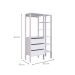 Guarda-Roupa Closet Modulado Dormitório 3 Gavetas Branco