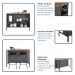 Mesa Bancada Ilha Gourmet 127cm P1034 Grafite Mell PP Milani Store