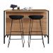 Mesa Bancada Ilha Gourmet 127cm P1034 Mell PP Milani Store