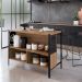 Mesa Bancada Ilha Gourmet 127cm P1034 Mell PP Milani Store