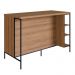 Mesa Ilha Gourmet 131 cm 2 Portas P1035 Arenas Mell PP Milani Store