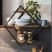 Prateleira Nicho 80X62 Cm Industrial Losango P1018 Preto Mell PP