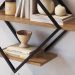Prateleira Nicho 80X62 Cm Industrial Losango P1018 Preto Mell PP