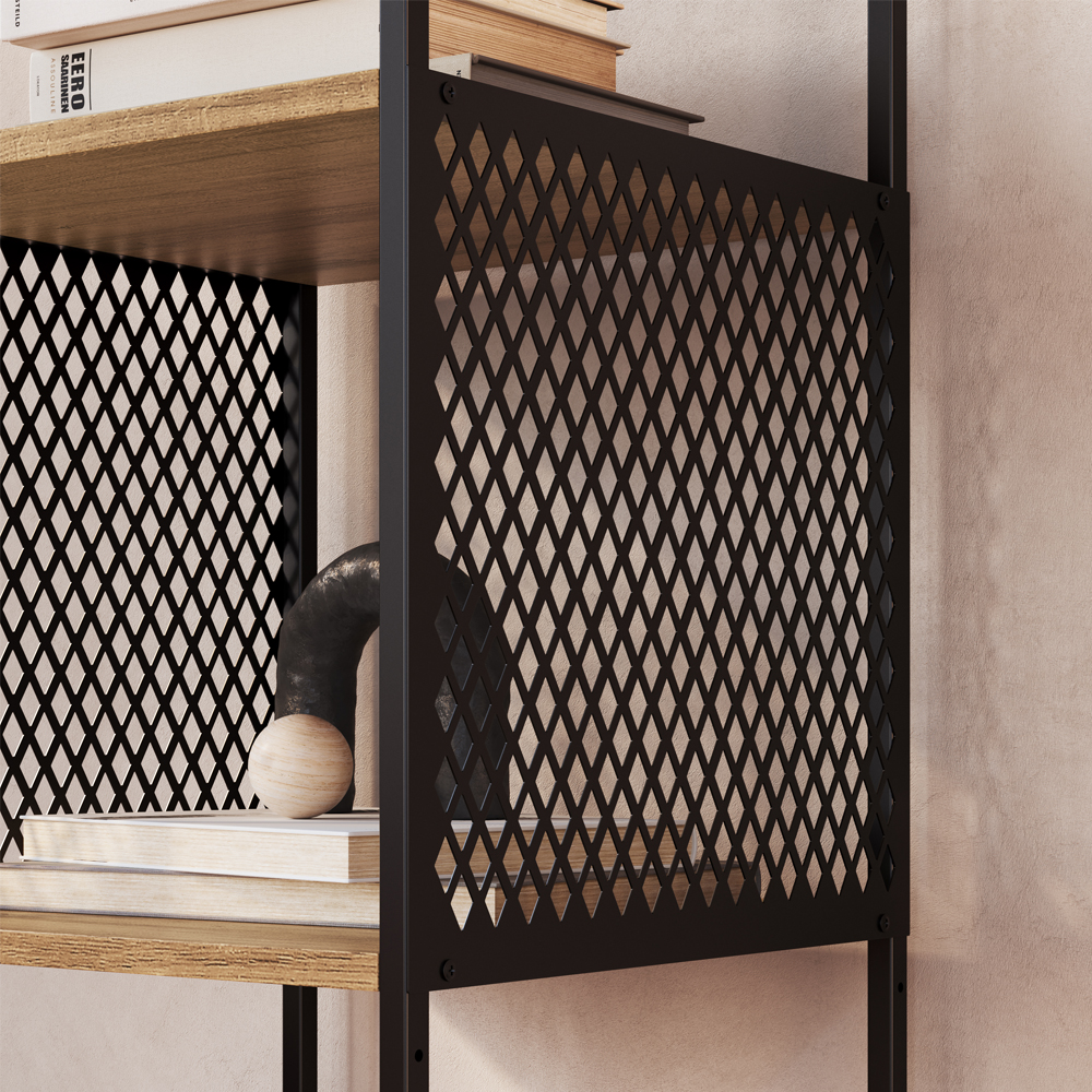 Rack 1 Gaveta Estante Com Prateleira Industrial 17X23 Mell Preto PP