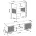 Rack 180 Cm 2 PT Estante 77 Cm Industrial 27X24 Preto PP