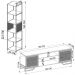 Rack 180 Cm 2 PT Estante Prateleira Industrial 27X23 Mell Preto PP