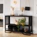 Rack 180 Cm Gaveta Aparador 130 Cm Industrial 17X21 Preto Mell PP