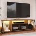 Rack Industrial 160cm Tv 60 com LED P1033 Mell PP Milani Store