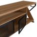 Rack Industrial 160cm Tv 60 com LED P1033 Mell PP Milani Store