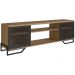 Rack Industrial 180 Cm 2 PT Com Tela Em Metal 1027 Preto Mell PP