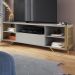Rack Industrial 180 Cm Gaveta E Tela Em Metal 1017 Arenas Dourado PP