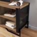 Rack Industrial 180 Cm Gaveta E Tela Em Metal 1017 Mell Preto PP