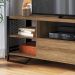 Rack Industrial 180 Cm Gaveta E Tela Em Metal 1017 Mell Preto PP