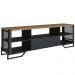 Rack Industrial 180 Cm Gaveta E Tela Em Metal 1017 Preto Mell PP
