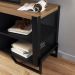 Rack Industrial 180 Cm Gaveta E Tela Em Metal 1017 Preto Mell PP