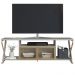 Rack Tv 60 Pol Industrial 160 cm P1033 Arenas Dourado PP