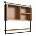 Armario Espelheira 80 cm Com Toalheiro P1043 Mell PP Milani Store