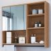 Armario Espelheira Suspenso 80cm 1 Porta P1042 Mell PP Milani Store