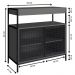 Armario Gabinete Industrial Banheiro P1038 Grafite PP Milani Store