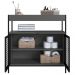 Armario Gabinete Industrial Banheiro P1038 Grafite PP Milani Store