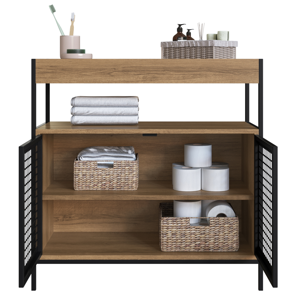Armario Gabinete Industrial Banheiro P1038 Mel PP Milani Store