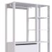 Closet Industrial 3 Gavetas com Cabideiro Branco