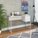 Escrivaninha Mesa de Computador Industrial 2 Gavetas Branco